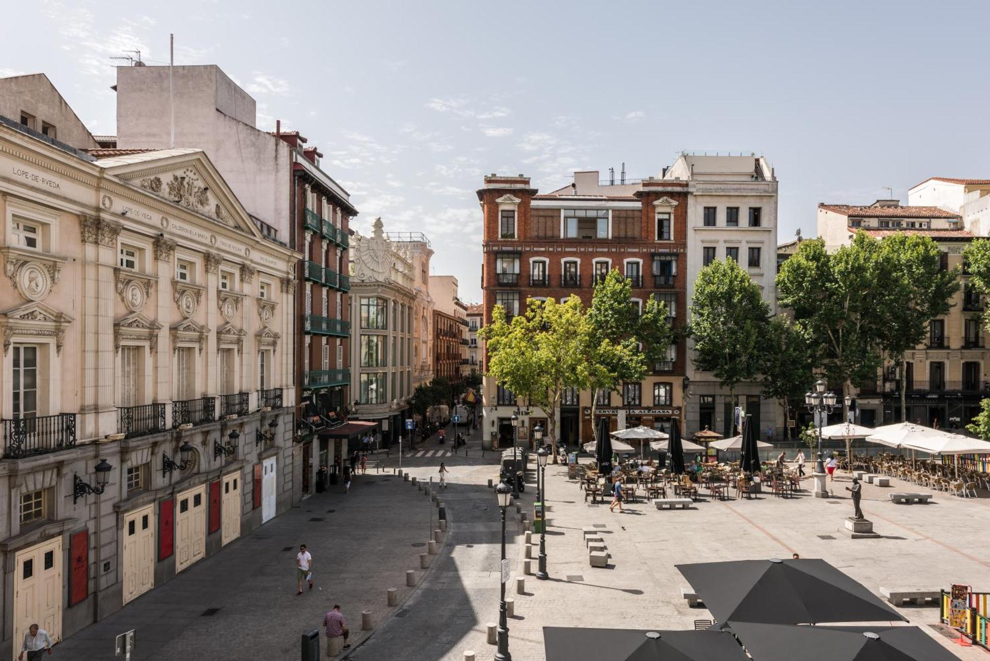 Santa Ana Plaza Apartment Мадрид Стая снимка